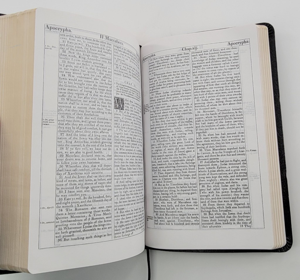 King James 1611 Edition Bible Genuine leather 400th Anniversary