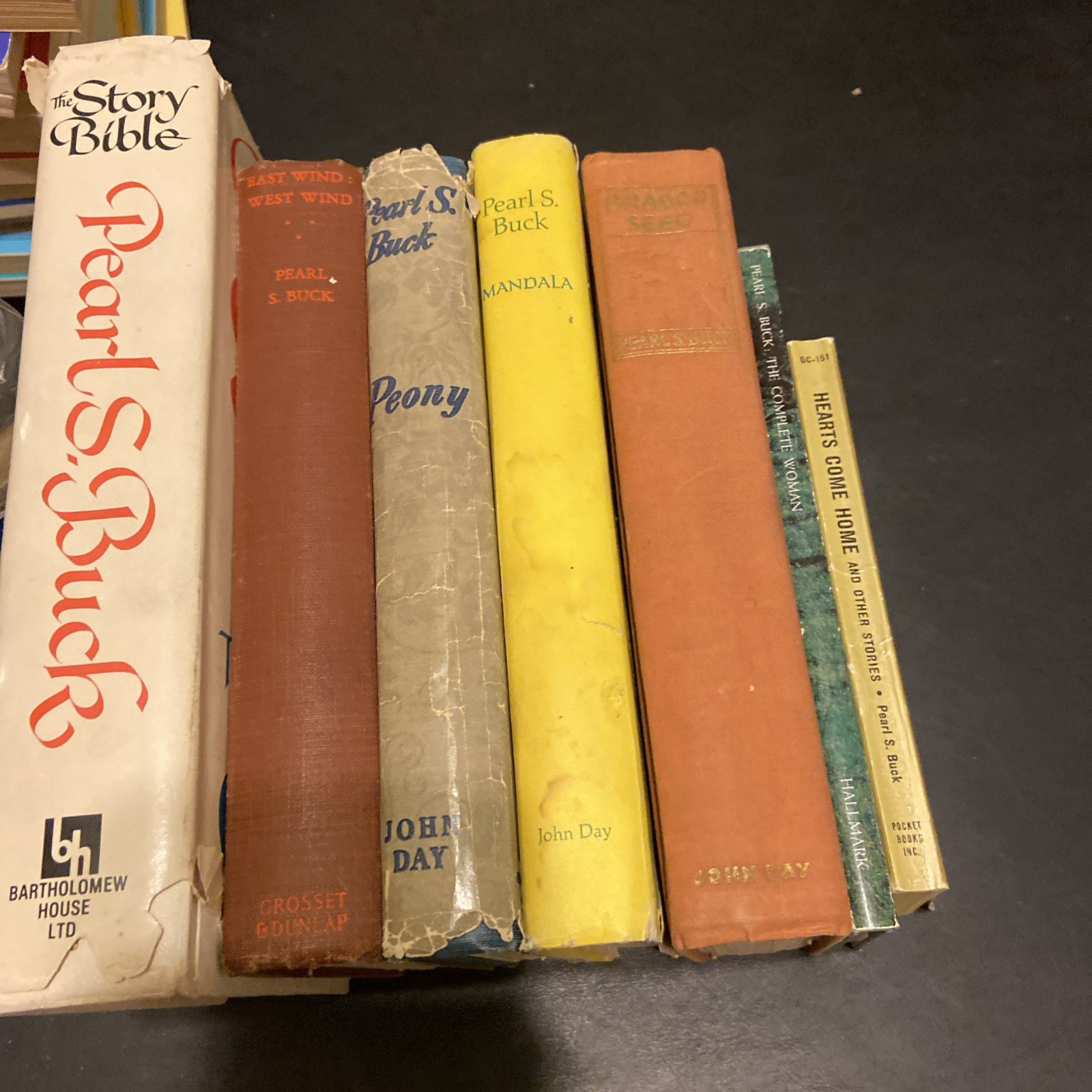 Vintage Pearl S. Buck Novels Lot Of 7 HCs & PB Good Condition