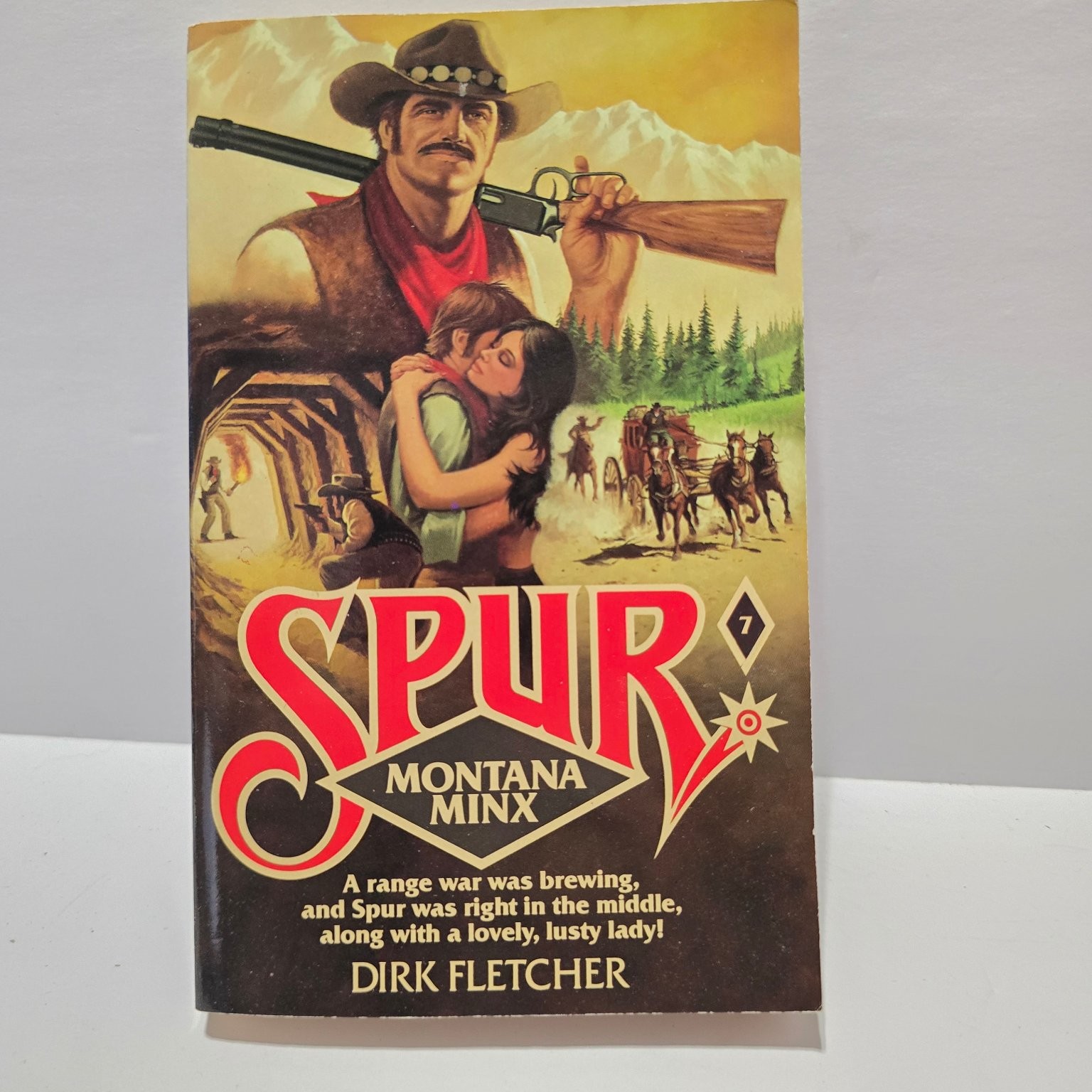 Spur Stagecoach Slaughter Dirk Fletcher 2003 Western Adventure Leisure Book