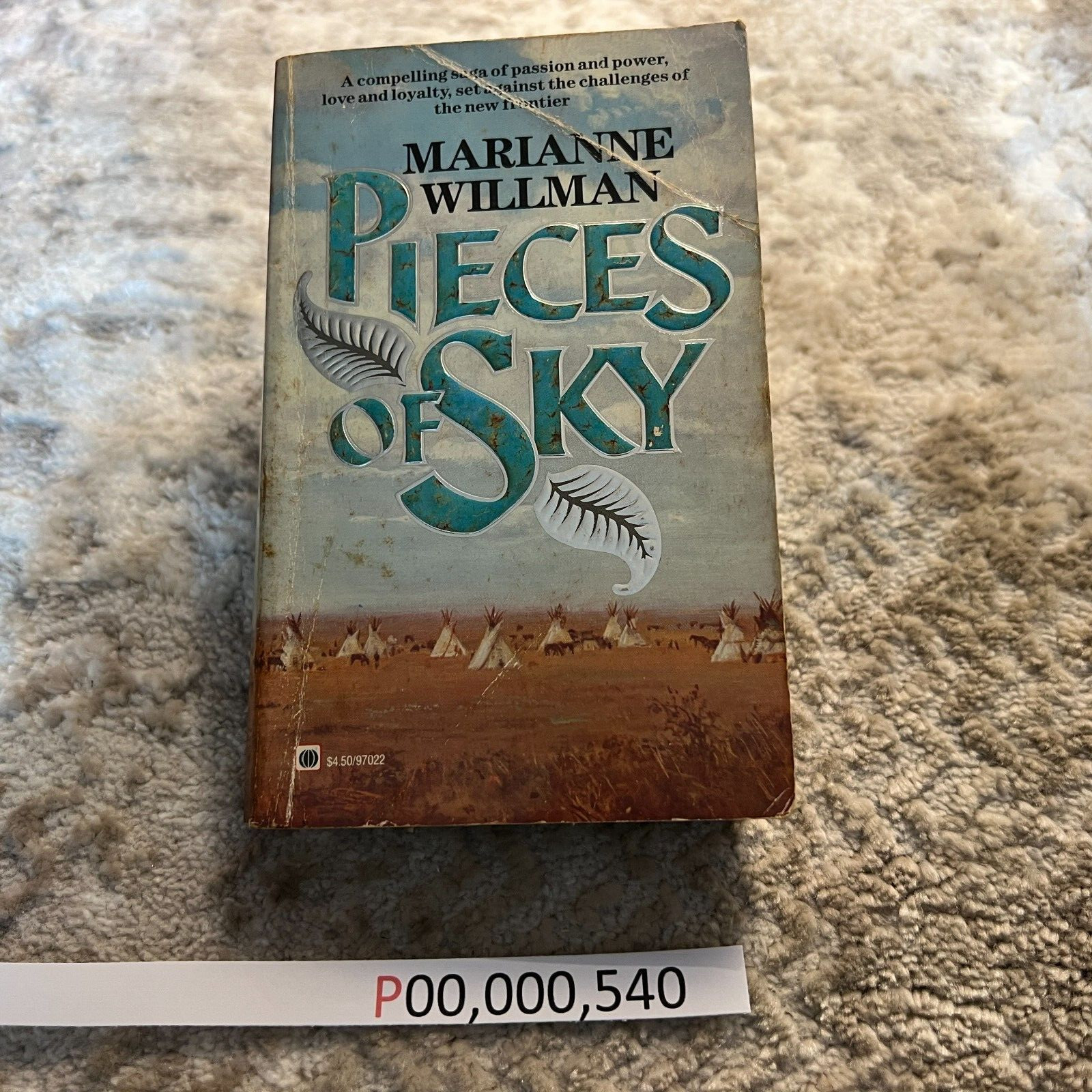 Pieces In The Sky Frontier Romance Paperback Book by Marianne Willman 1986