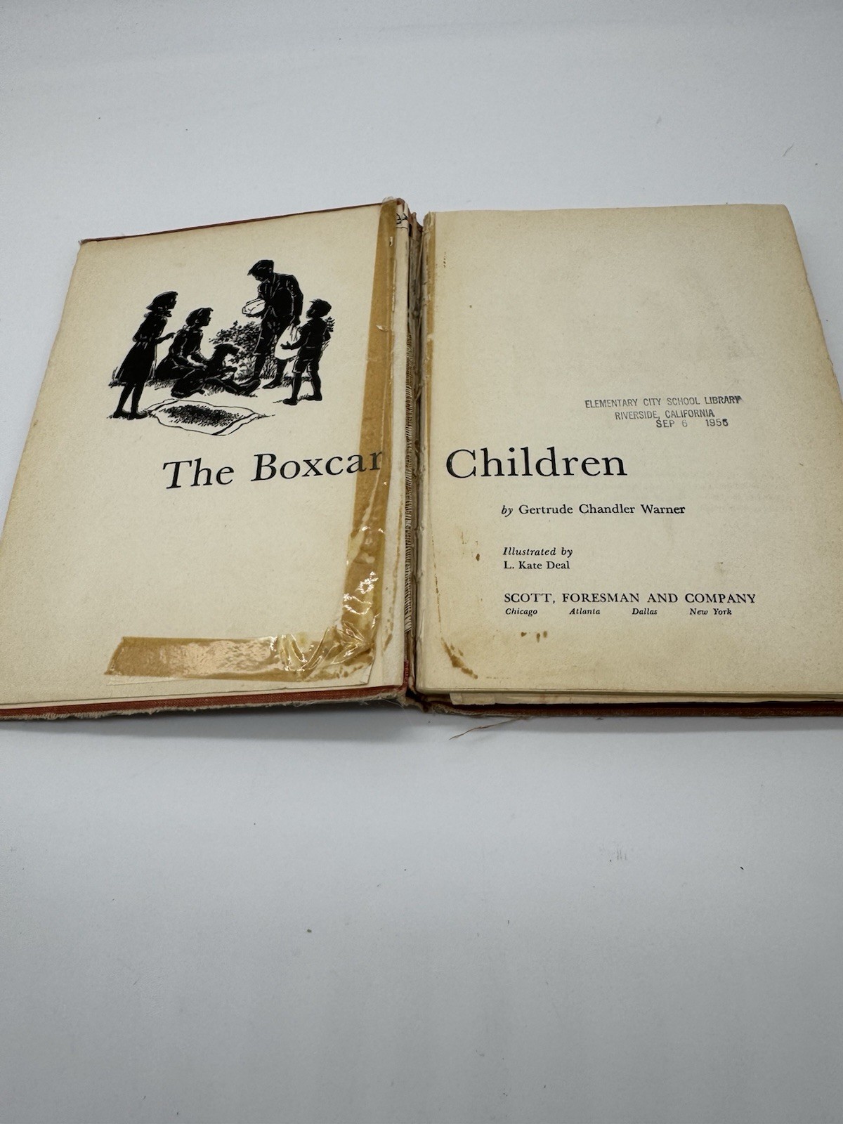 The Boxcar Children by Gertrude Chandler Warner 1950 Illus. By L. Late Deal