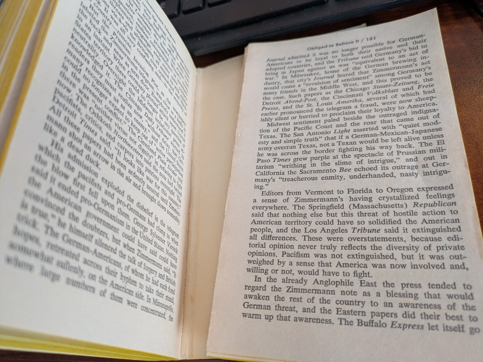 The Zimmermann Telegram Barbara W. Tuchman 1979 -History- Ballantine