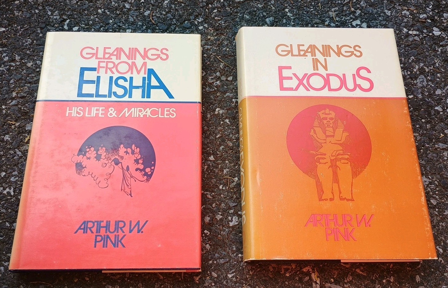 Lot Arthur Pink GLEANINGS IN EXODUS + ELISHA LIFE & MIRACLES Gleaning Series HC