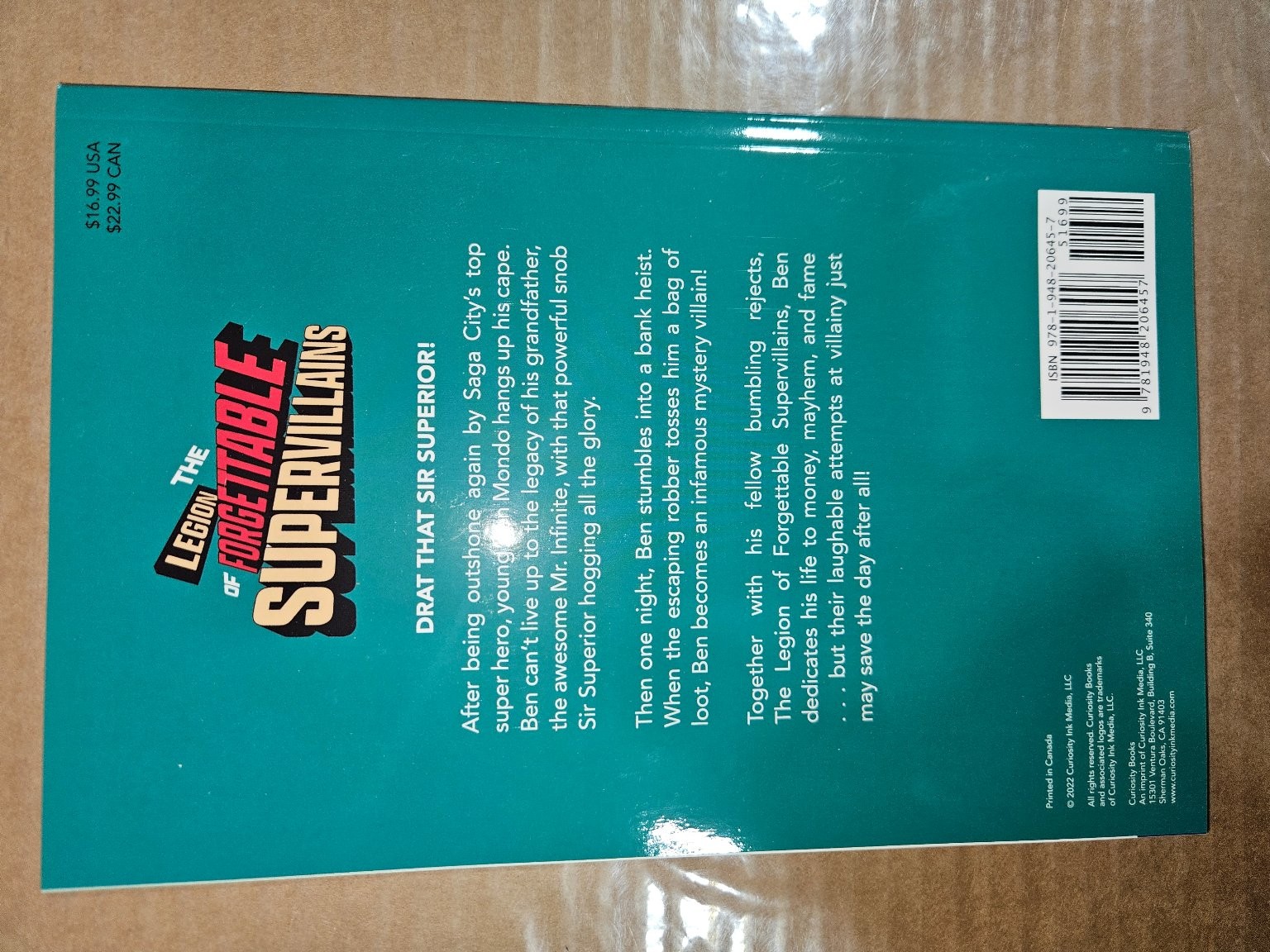 Legion of the Forgettable Supervillains TPB Volume 1 Curiosity Books