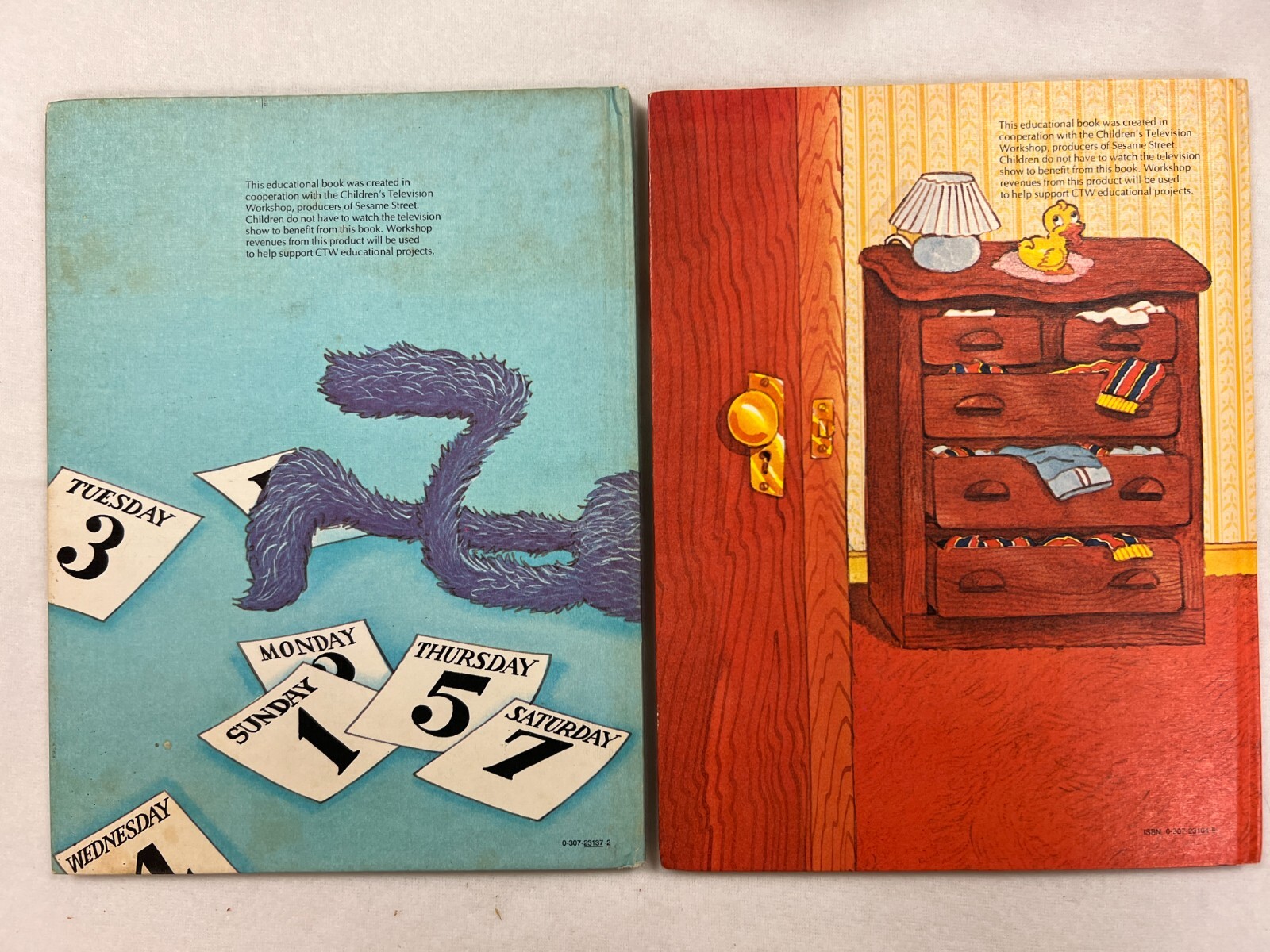 Sesame Street Book Club Books – dated 1980’s HB – lot of 14
