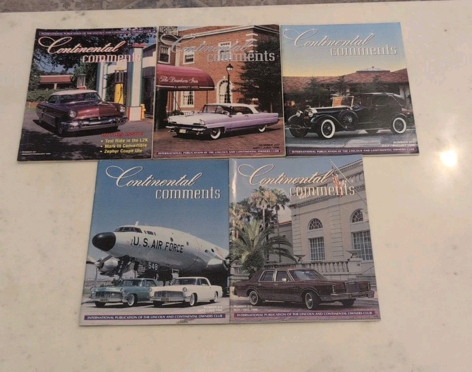 1990’s CONTINENTAL COMMENTS LINCOLN MAGAZINE HUGE LOT (51)
