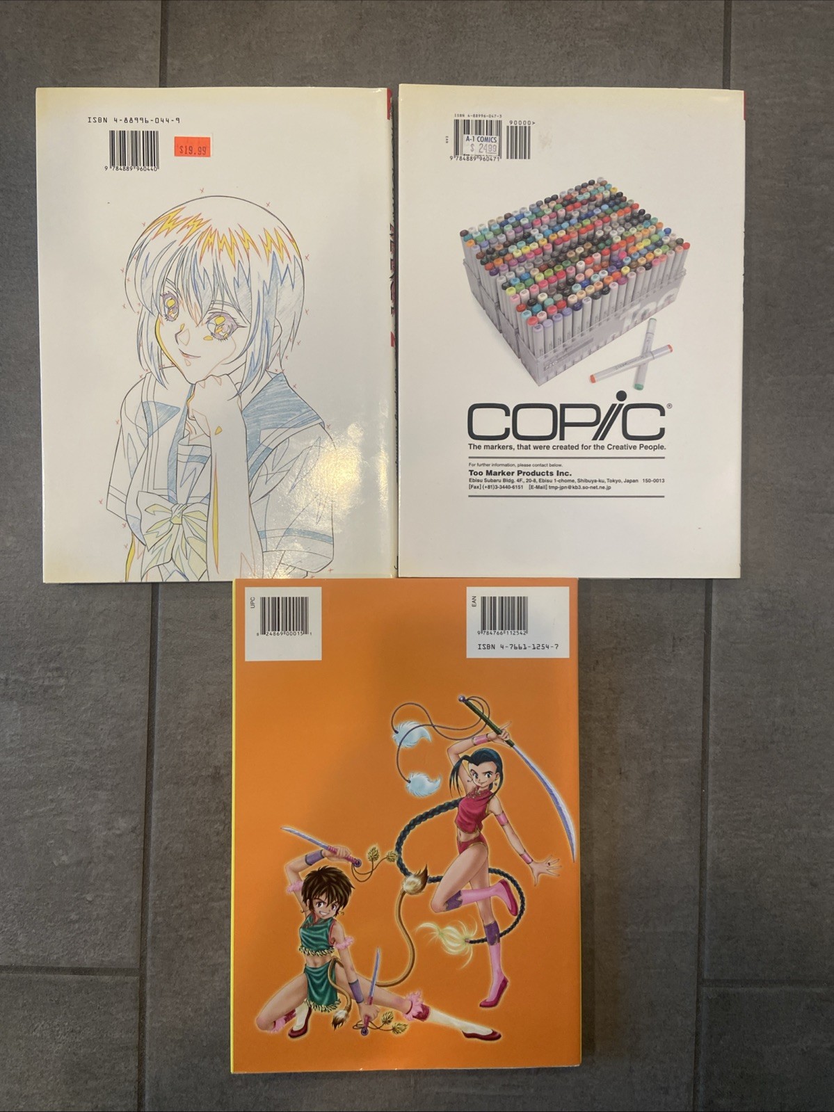 How To Draw Anime Manga & Game Characters: Lot of 3 Magazines- Like New Art