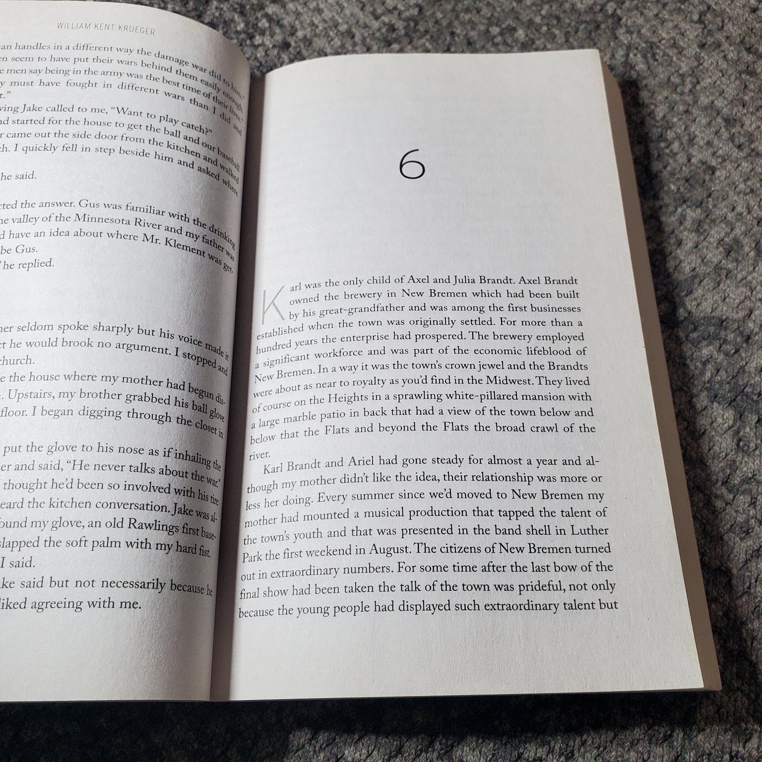 Ordinary Grace William Kent Krueger 2014 First Atria Paperback Edgar Award
