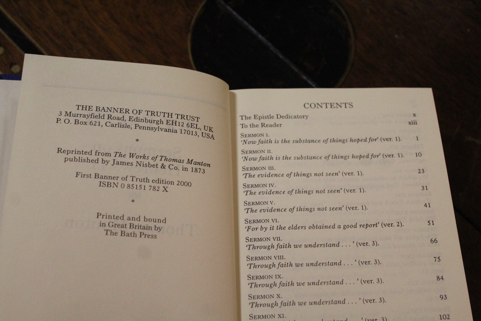 Psalm 119 (3 Volumes) 1990 + By Faith 2000 – Thomas Manton by Banner of Truth