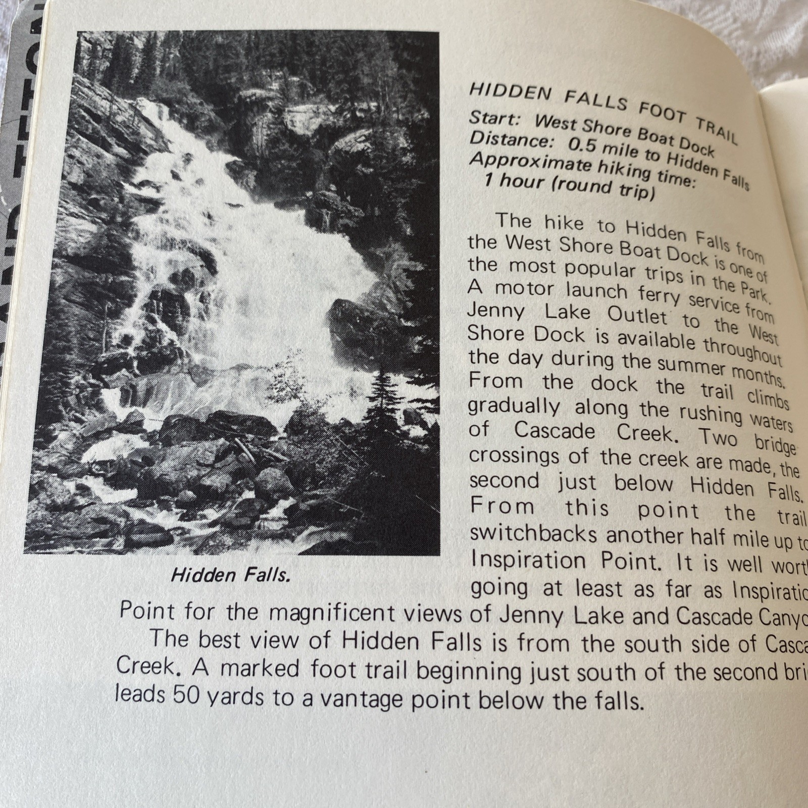 “Teton Trails”- Pamphlet (56 Pages) by Brian Harry with Illustrations 1982 PB