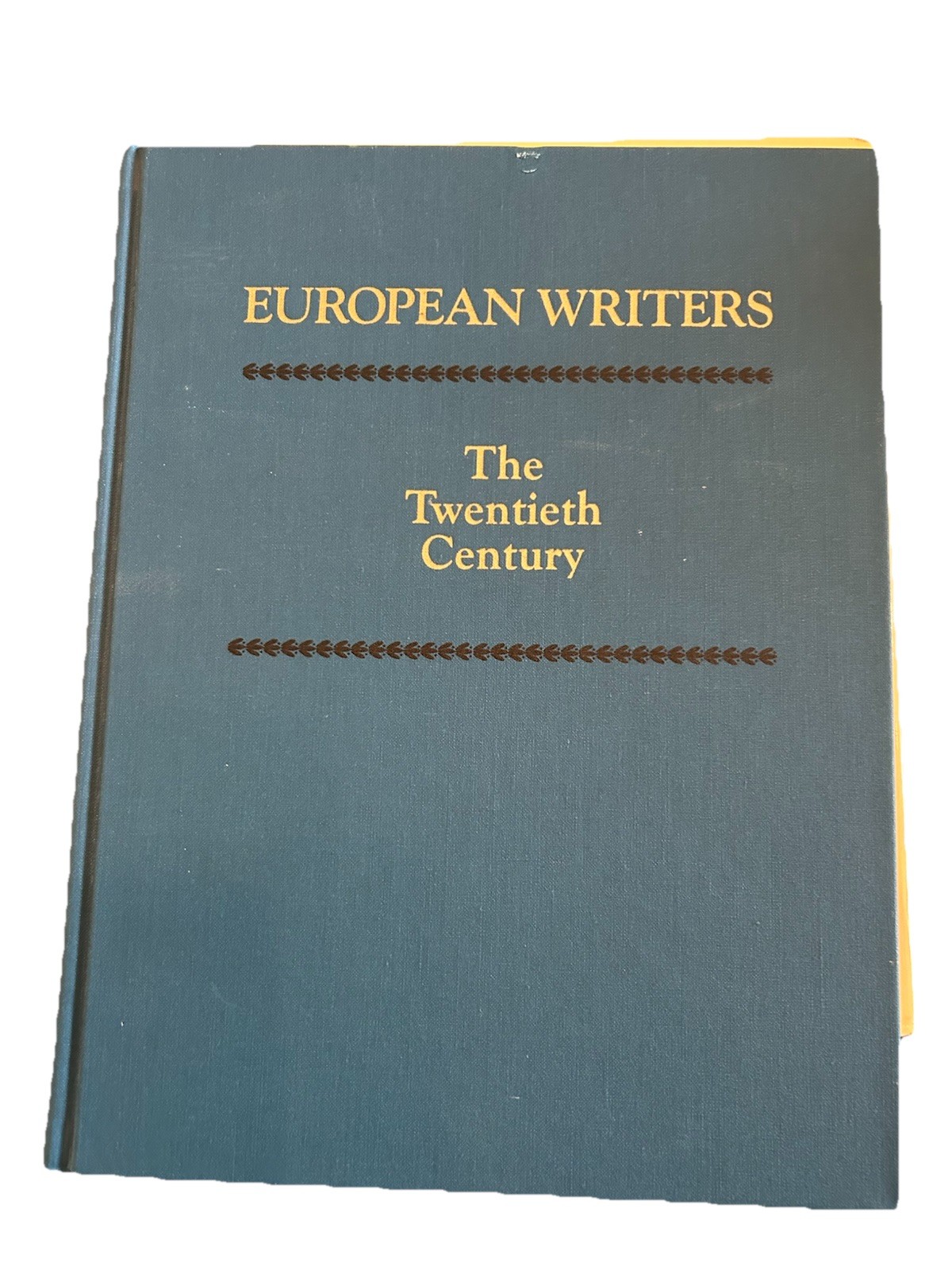 1990 European Writers The Twentieth Century George Stade Coffee Table Book