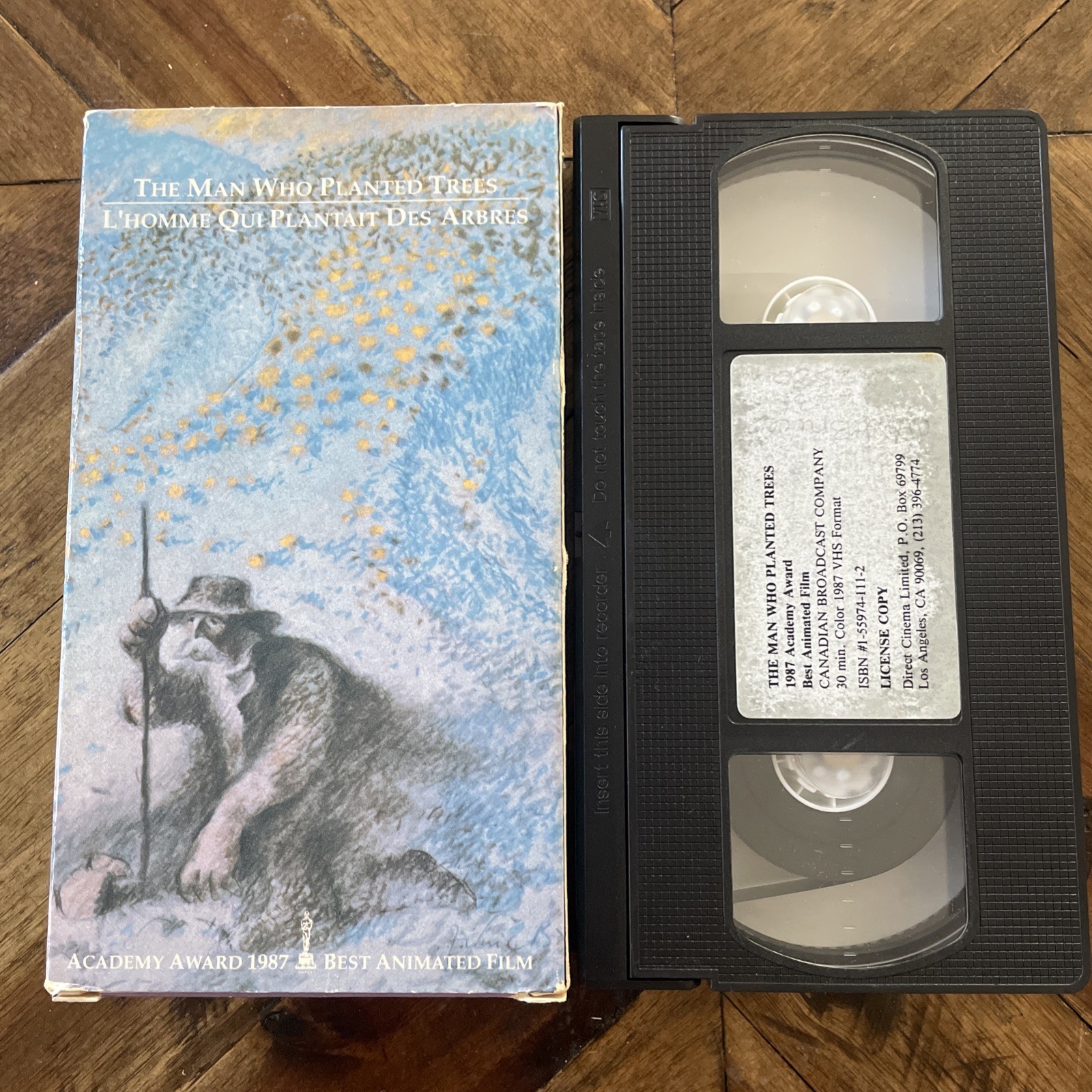 The Man Who Planted Trees VHS 1993 Academy Award Best Animated Film