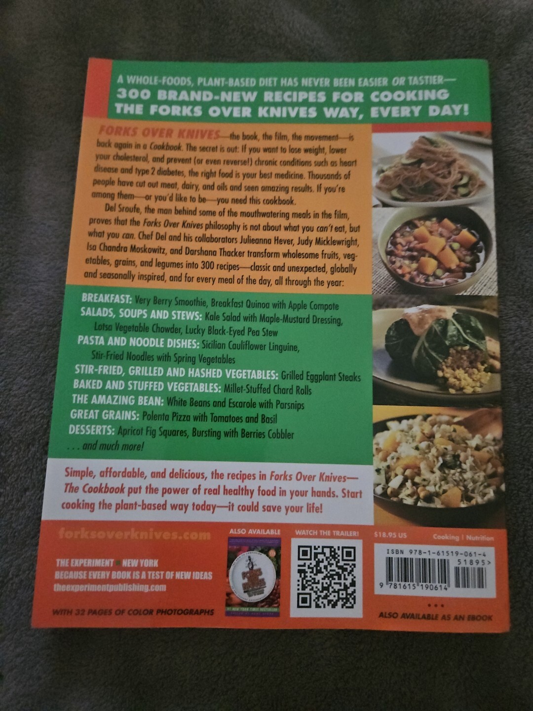Forks Over Knives: Over 300 Recipes For Eating Plant Based Eating Year Round $19