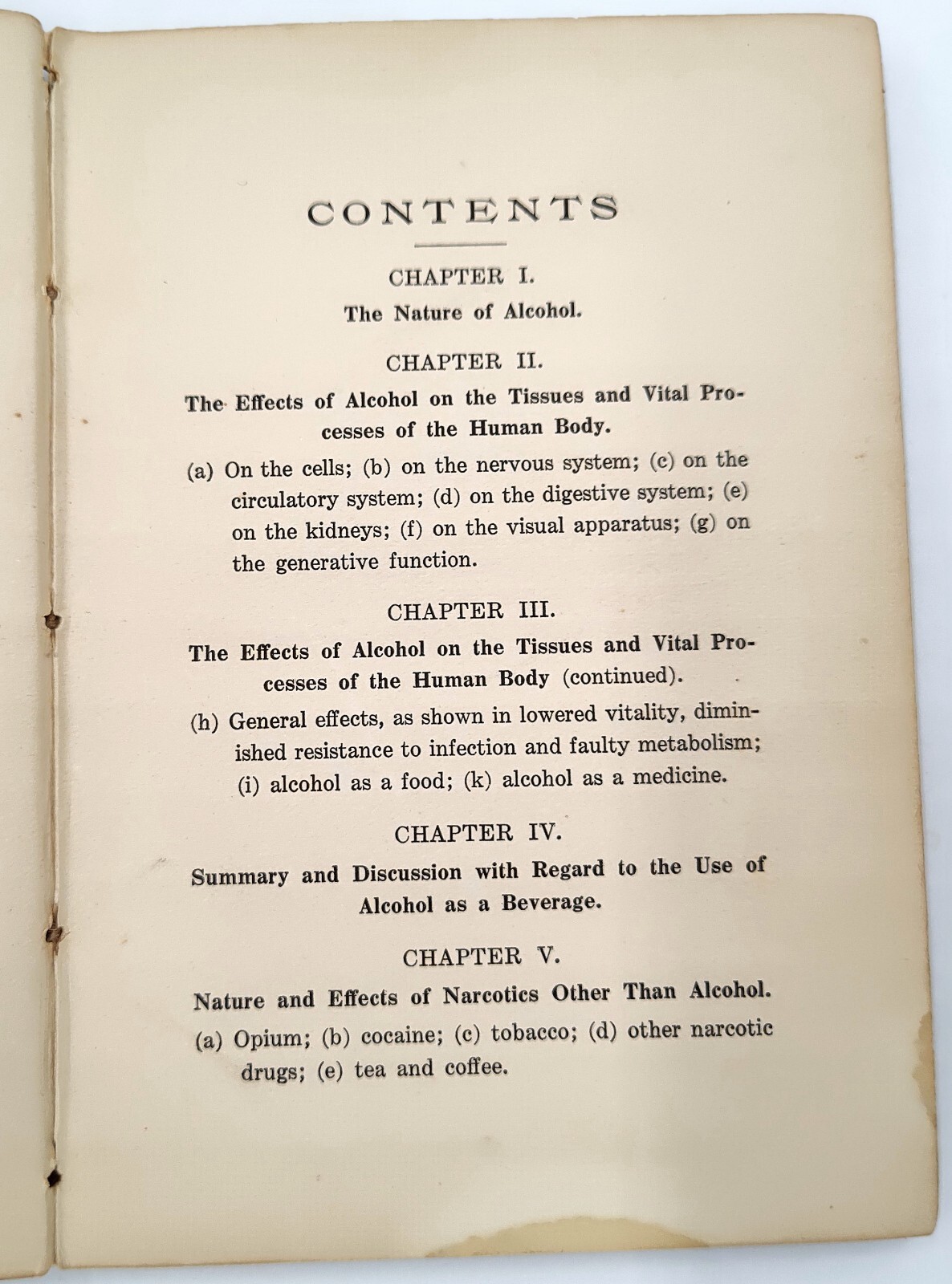 1911 1st Ed Alcoholic Drinks And Narcotics Keefer Army Military Hygiene Medical