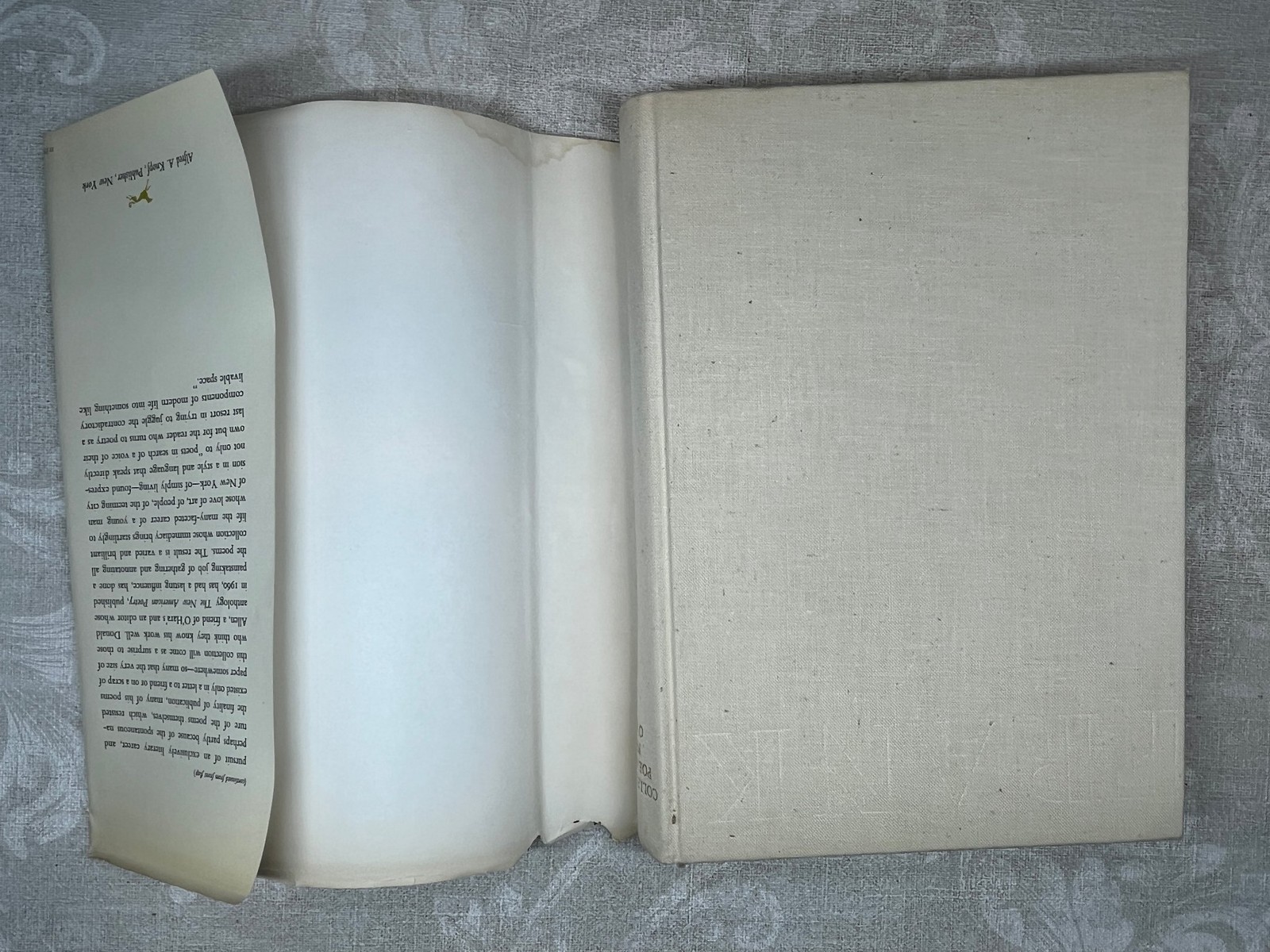 1971 The Collected Poems Of Frank O’hara by Frank O’Hara Alfred A. Knopf