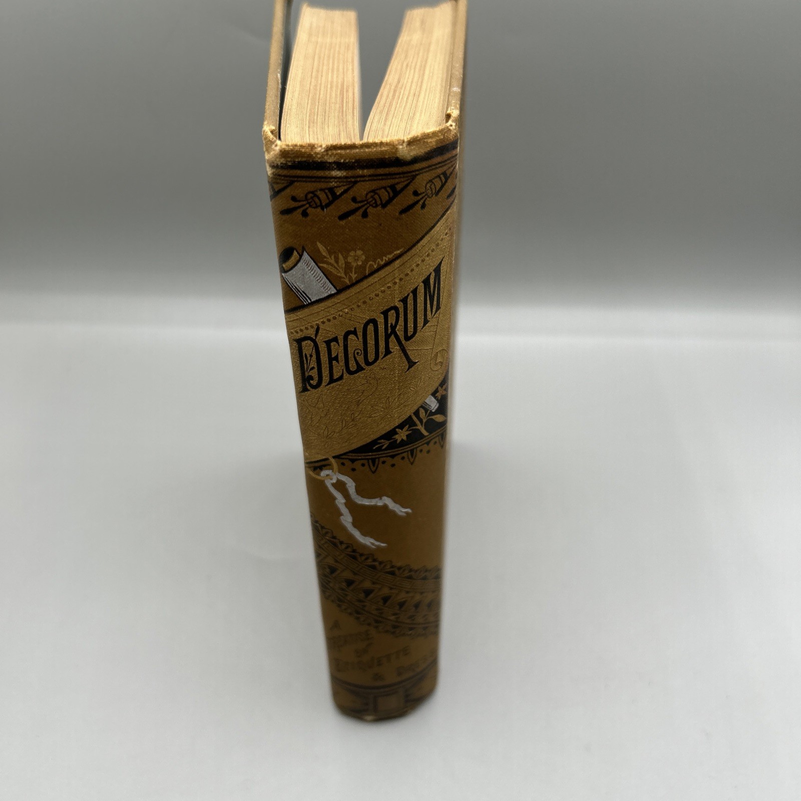 DECORUM 1881’s A PRACTICAL TREATISE ON ETIQUETTE AND DRESS of the Best American