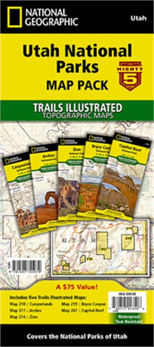 Utah National Parks [Map Pack Bundle] (Sheet Map, Folded)