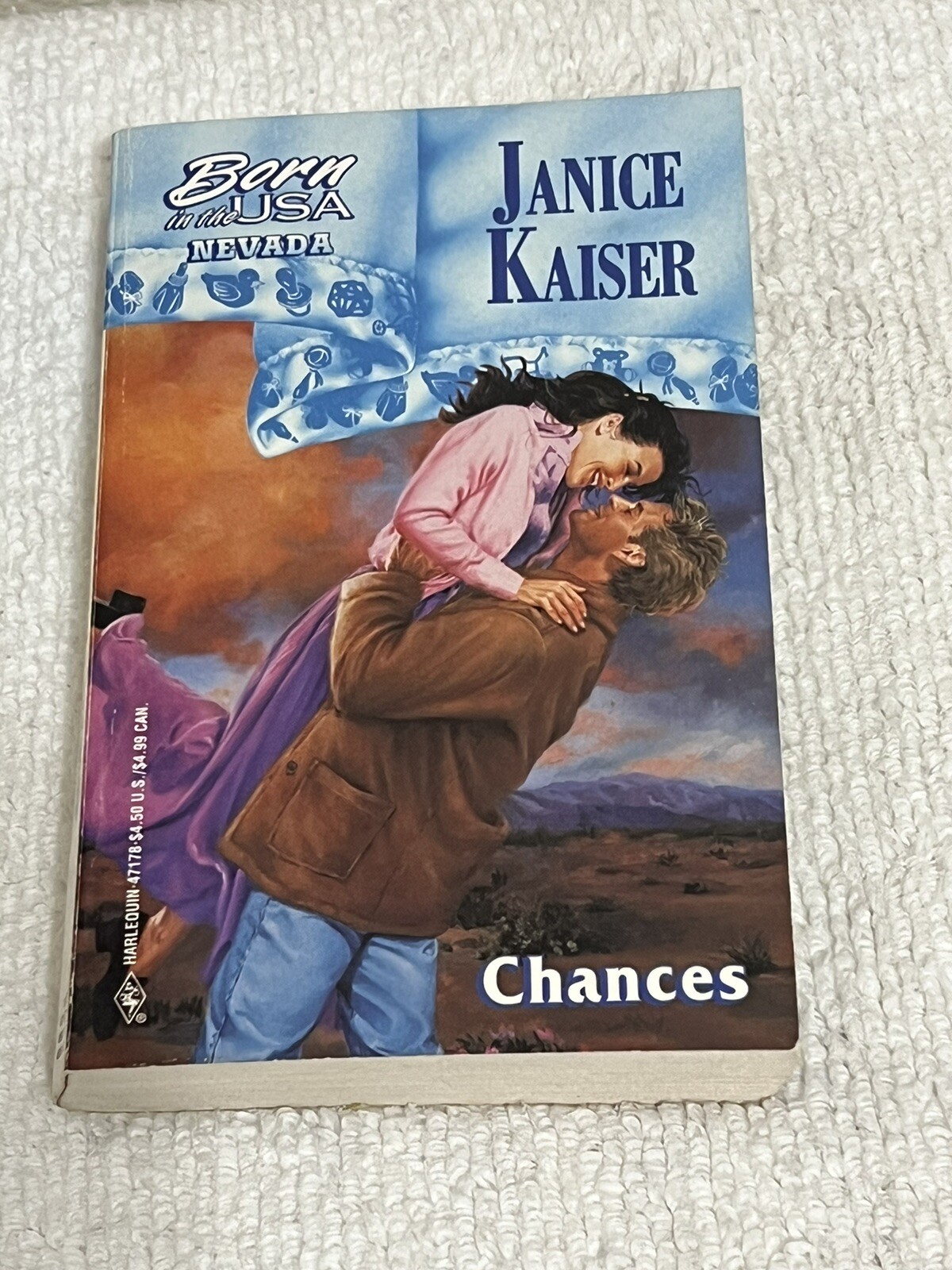 Harlequin Born In The USA Romance Series Lot 4 Paperback Books