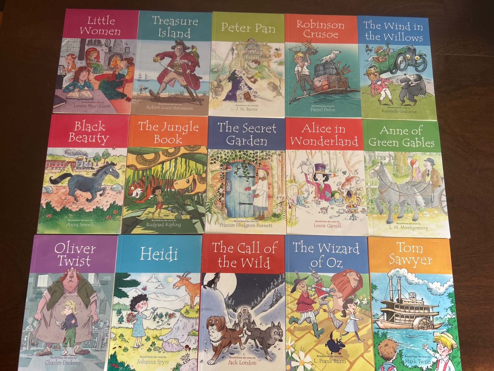 New! Lot of 15 Arcturus Publishing Retold Classics for children Softcover PB
