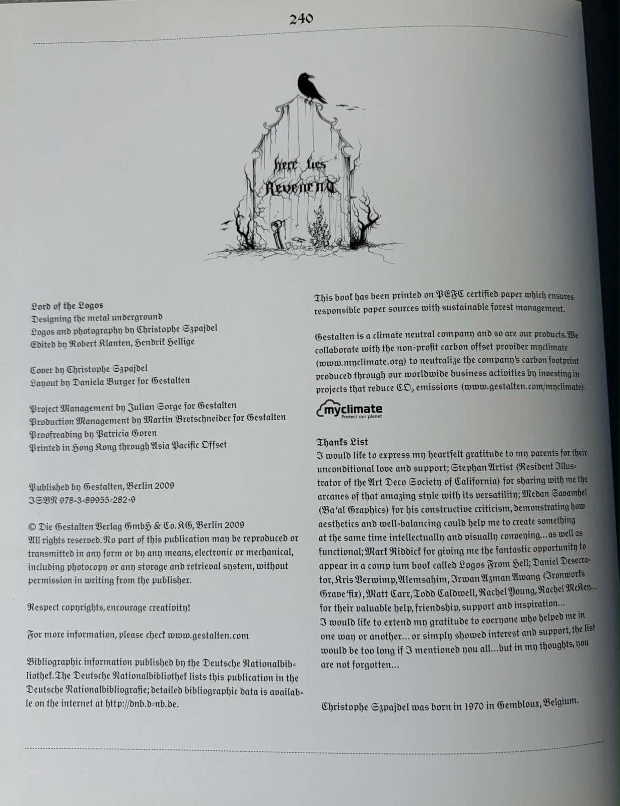 Lord of the Logos: Designing the Metal Underground HC 2010 Szpajdel 272p