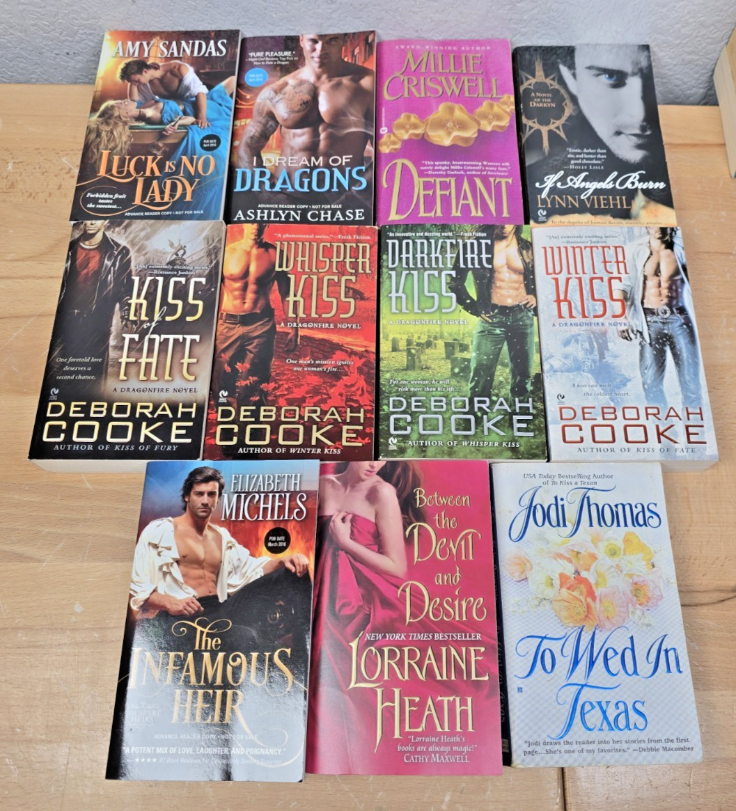 Big Lot 45 Historical Romance Novels Books Multiple Series & Authors