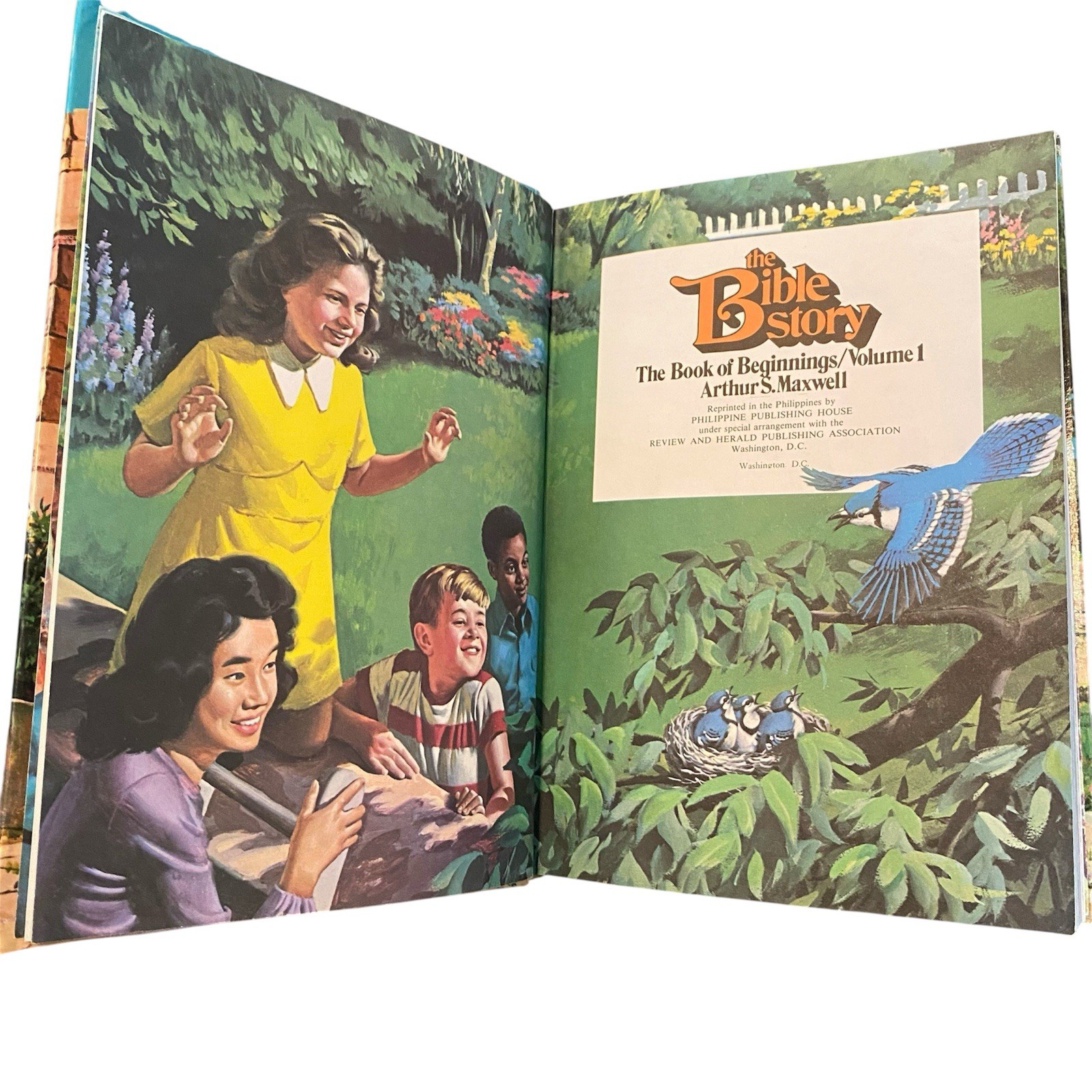 Vtg 70s 80sThe Bible Story Arthur S Maxwell Volumes 1-10 COMPLETE Set Hardcover