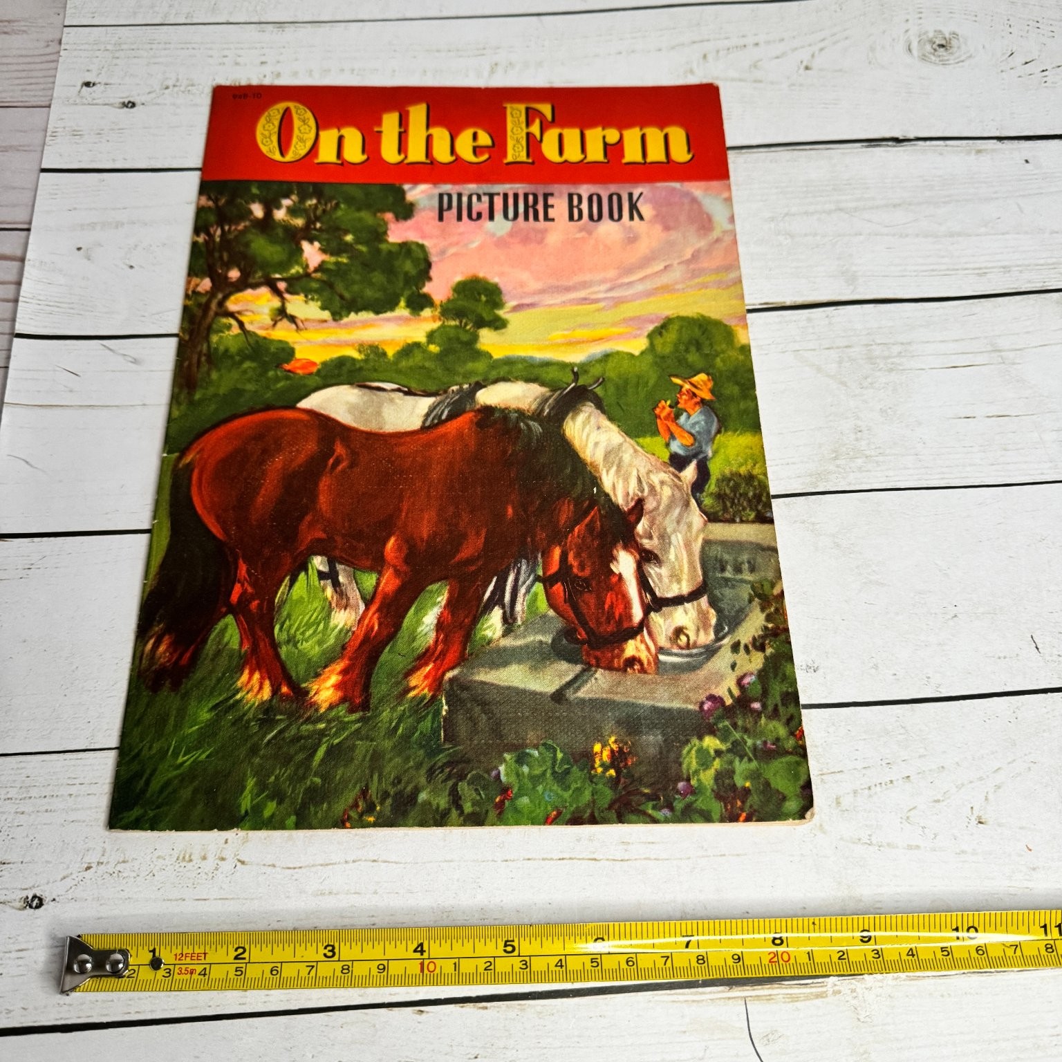 On the Farm Picture Book 1950 Whitman Publishing Vintage Children’s Farm Animals
