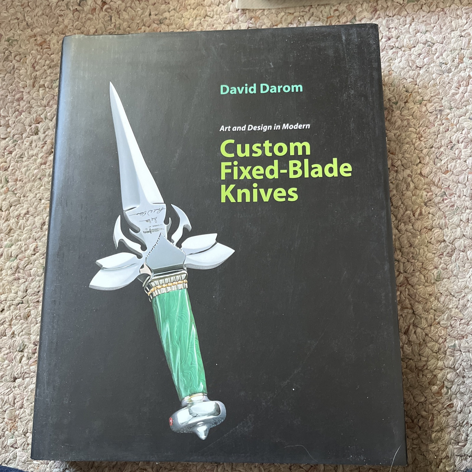 Art and Design in Modern Custom Fixed-Blade Knives Darom knife collector book