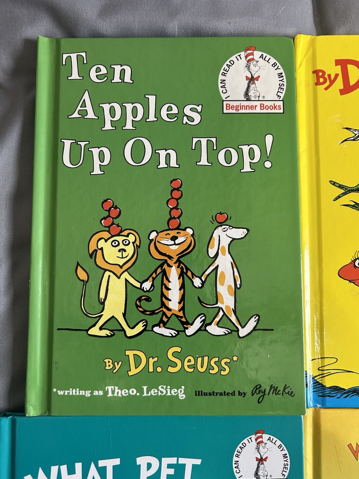 4-PC Dr Seuss Books Kids Children’s Beginner Reading Gift School Learning