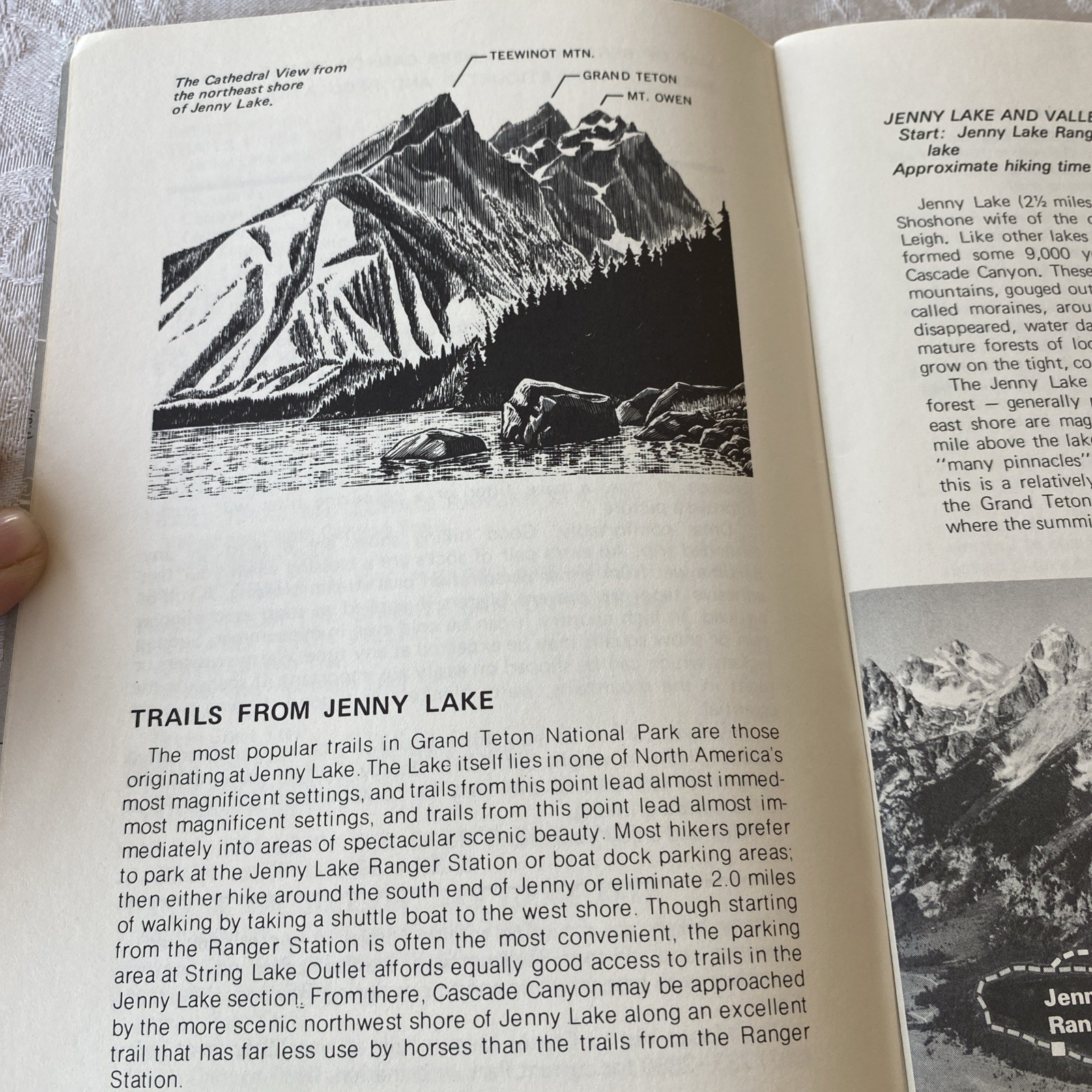 “Teton Trails”- Pamphlet (56 Pages) by Brian Harry with Illustrations 1982 PB