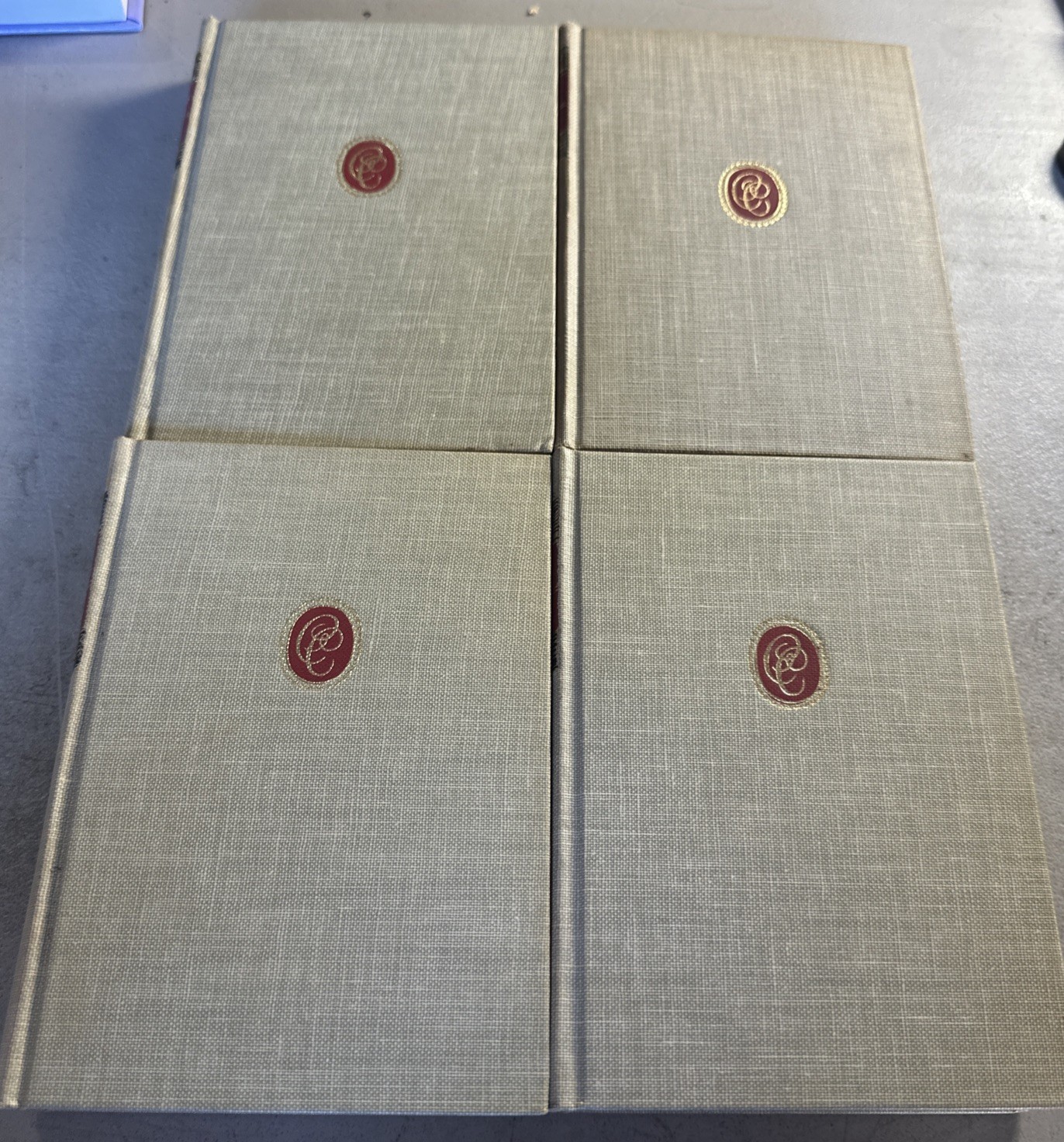 Classics Club Books. Lot of 4. Plato, Montaigne, Marcus Aurelius, Aristotle.