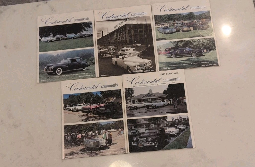 1990’s CONTINENTAL COMMENTS LINCOLN MAGAZINE HUGE LOT (51)
