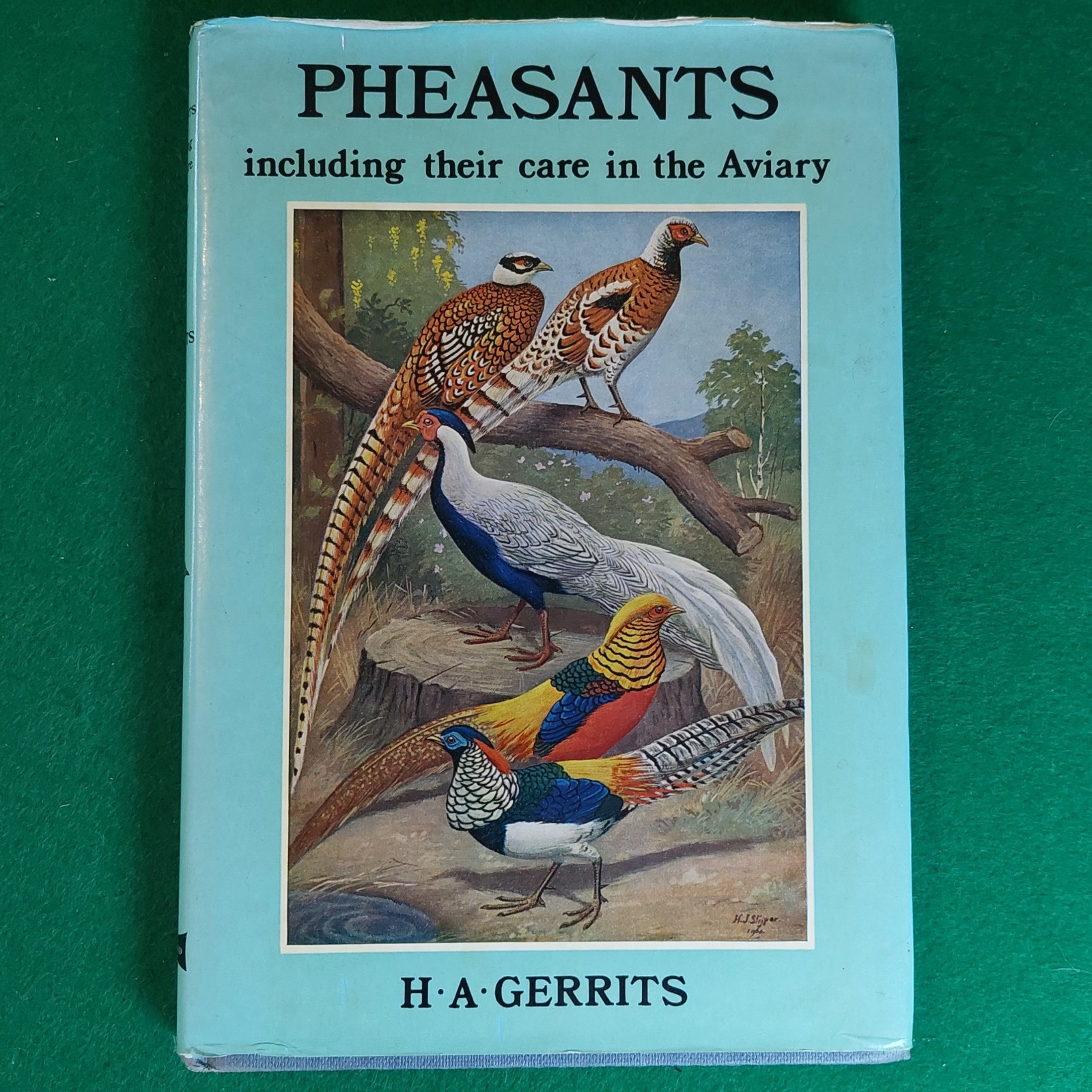 Pheasants Including Their Care In The Aviary by HA Gerrits 1974 Beautiful Illust