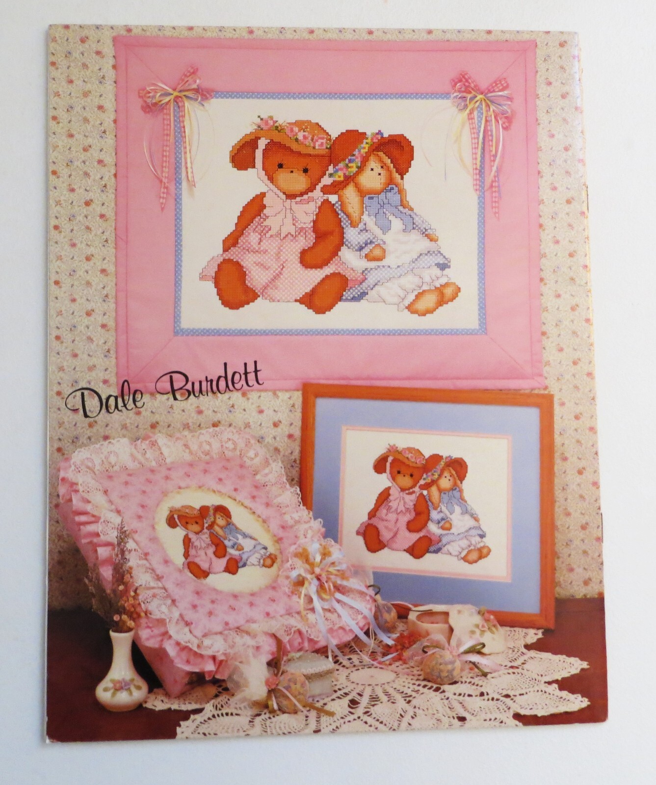 For Bunny Lovers Cross Stitch Book Dale Burdett Country Bunny Alphabet 36 Pages