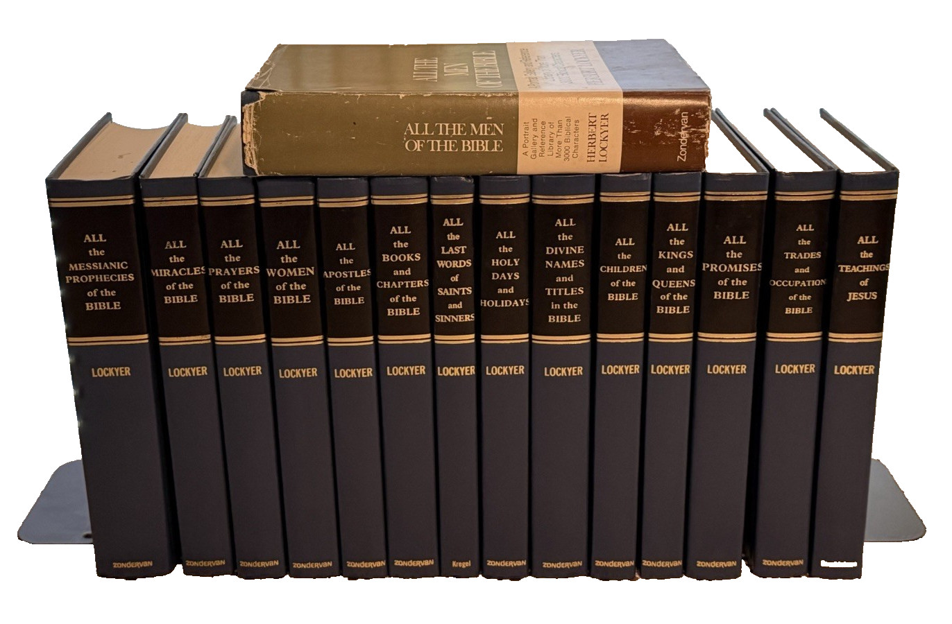 Herbert Lockyer „ALL the ….“ Bible Book Series Set 15 Volume Lot HC Zondervan