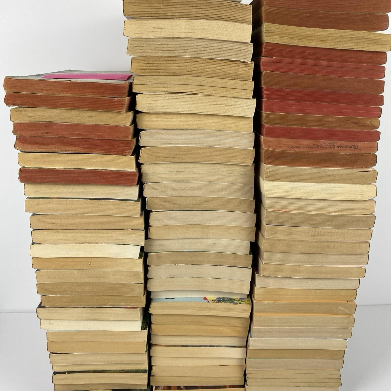 Lot of 88 Harlequin Romance Paperback Books Vintage Red Pages 60’s 70’s 80’s 90s