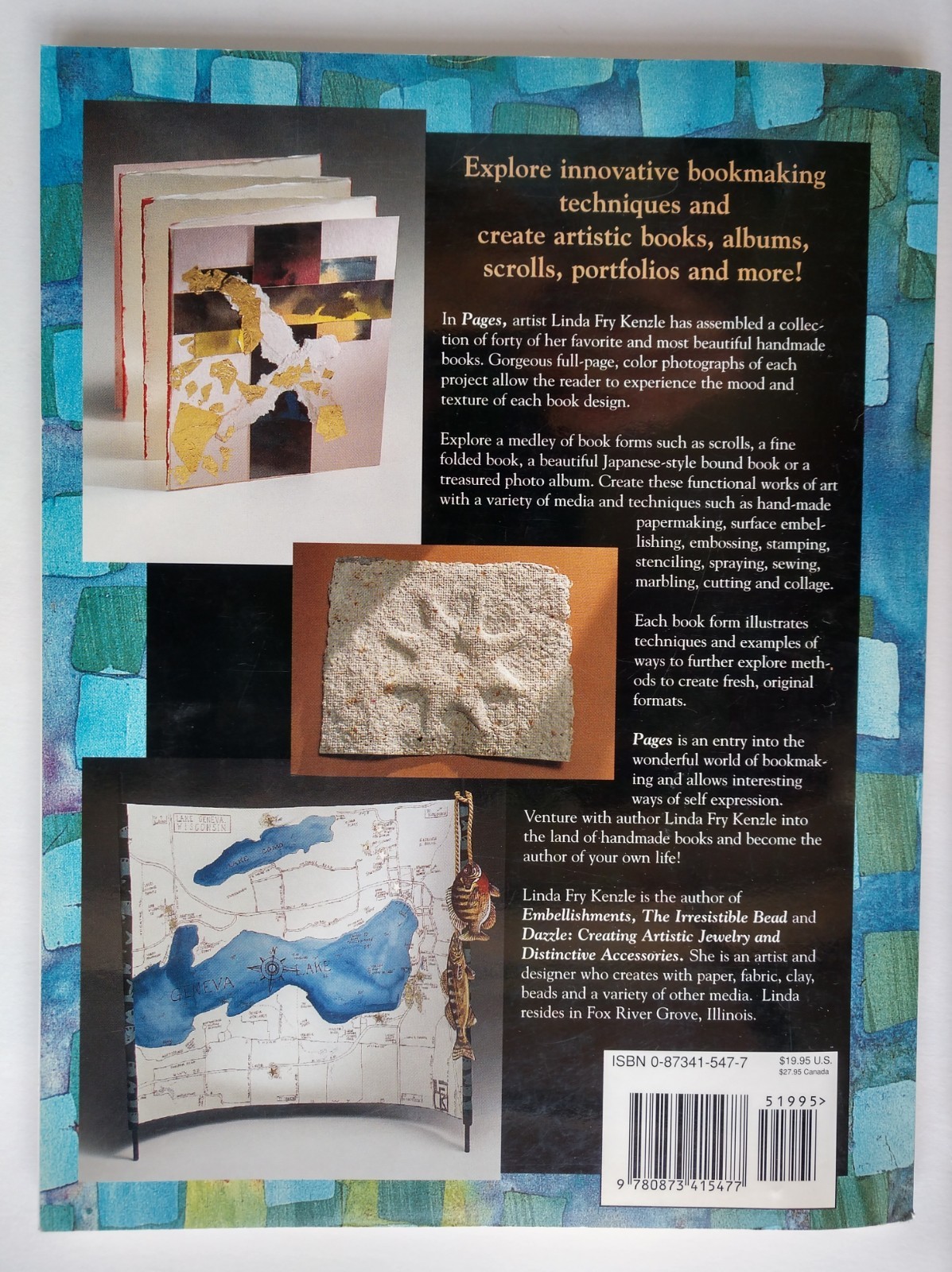 Pages : Innovative Book Making Techniques by Linda F. Kenzle 1997 1st Edition