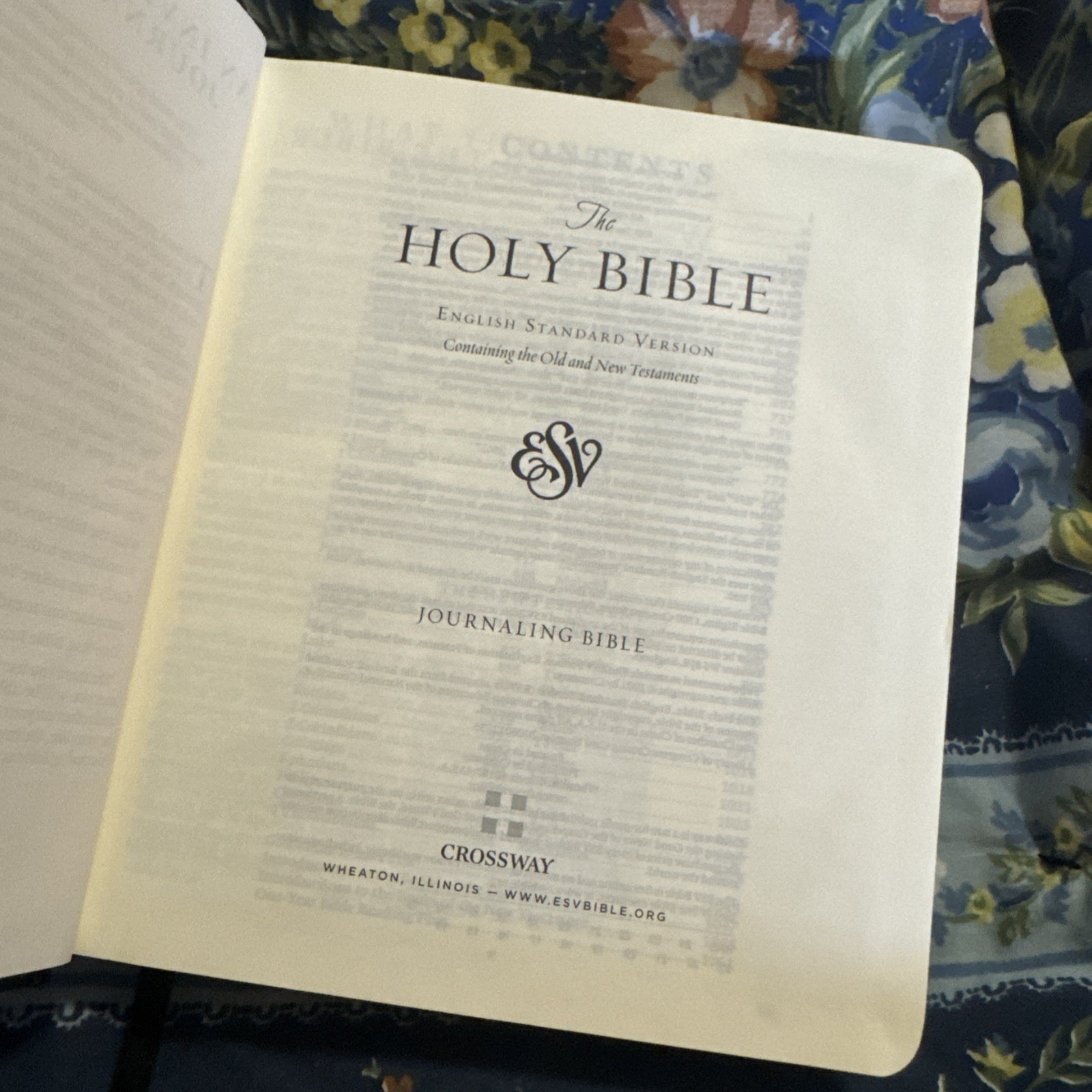 ESV Journaling Hardcover Bible Study Devotional Christian Faith Student Church