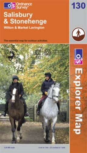 Salisbury and Stonehenge (OS Explorer Map) by Ordnance Survey Sheet map, folded