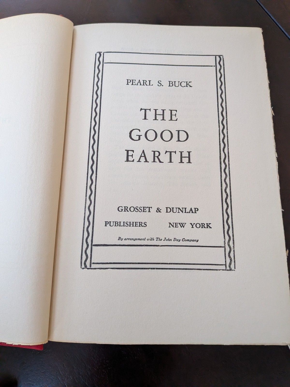 The Good Earth by PEARL S. BUCK ~ First Edition 1931 ~ 1st Printing ~ Pulitzer