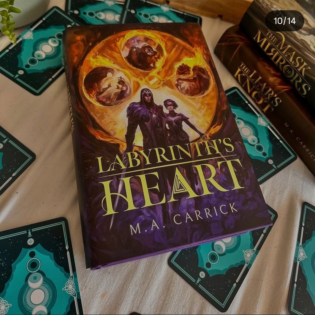 The Broken Binding Mask of Mirrors Set / Rook & Rose By M.A. Carrick – Tier 2