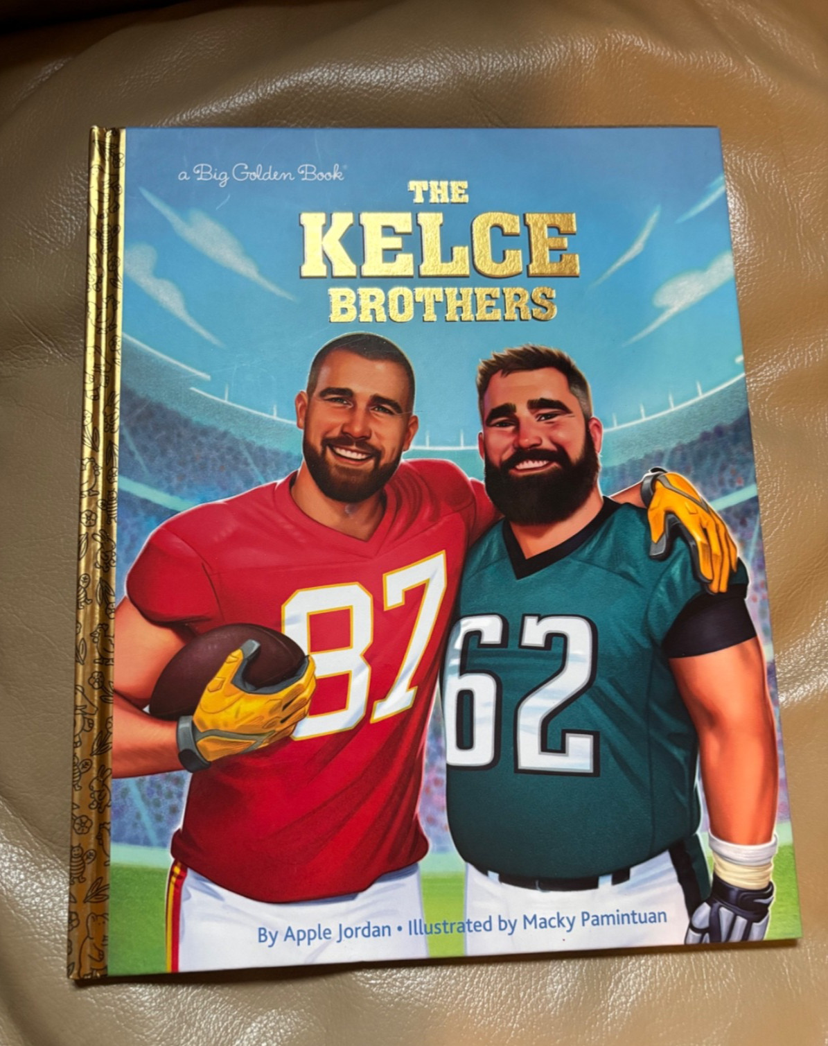 The Kelce Brothers (A Big Golden Book) by Apple Jordan, Hardcover, Illus.