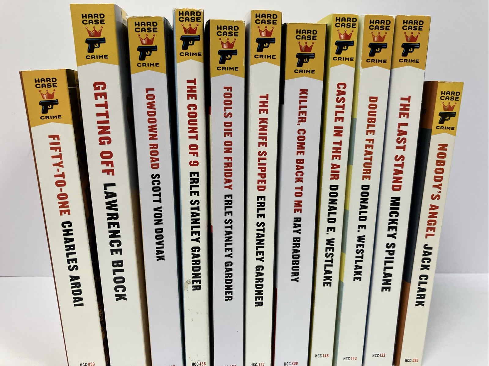 Hard Case Crime Noir Gardner Westlake Bradbury Spillane (Lot of 11 PBKs)