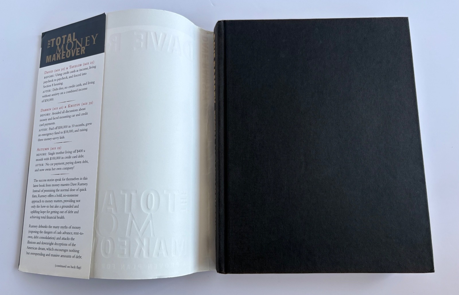 Dave Ramsey Money Book Lot Total Money Makeover Complete Guide Hardcover Set