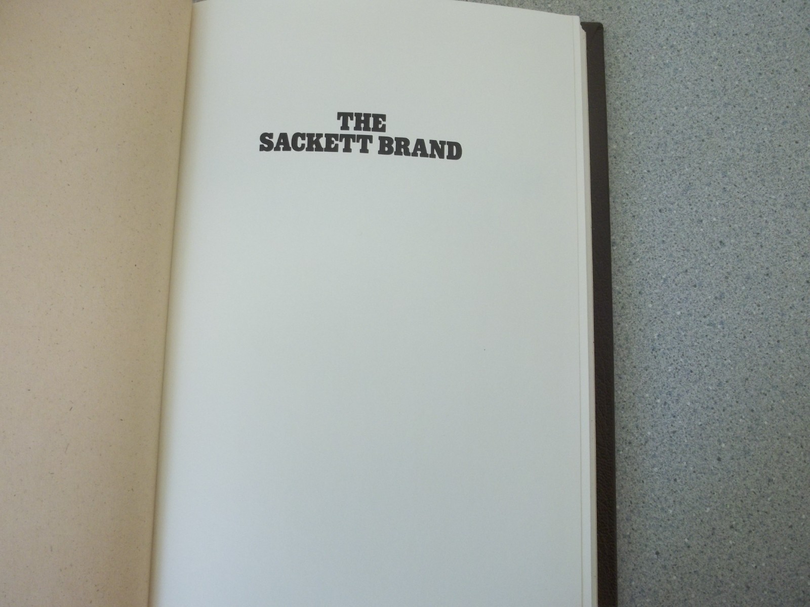 Louis Lamour Collection The Sackett Companion, The Sackett Brand, Jubal Sackett