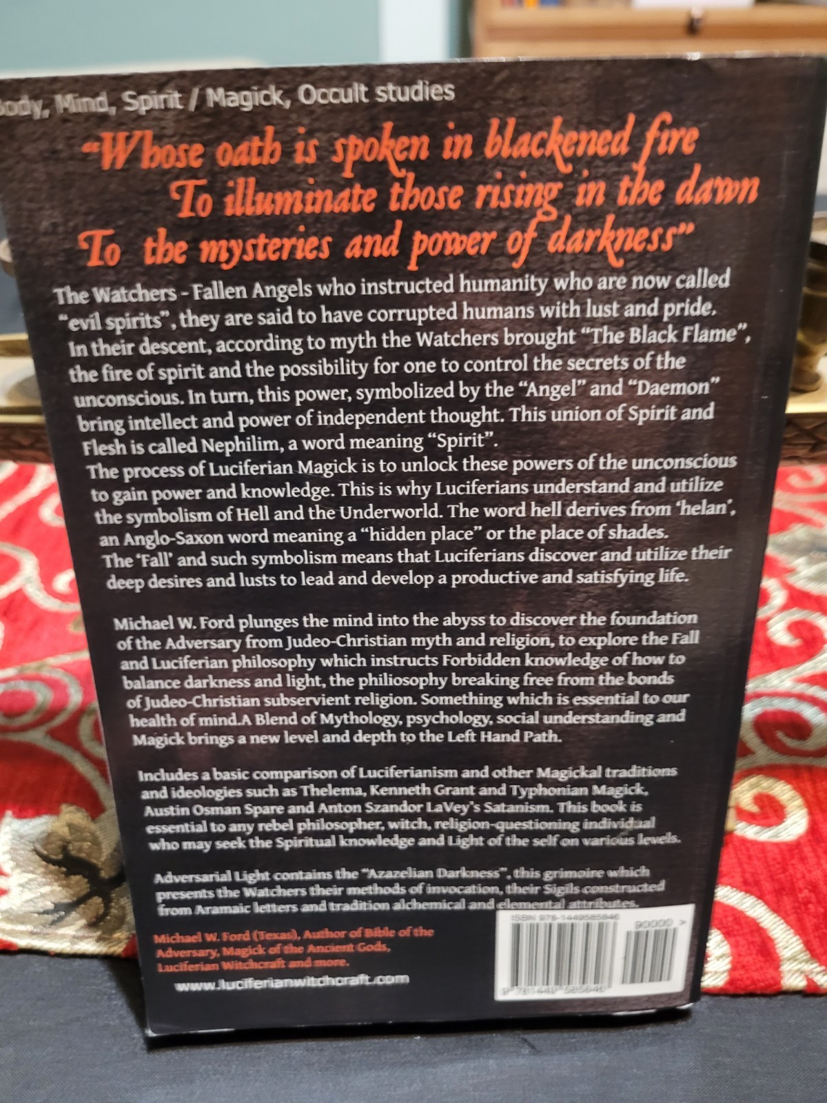 Adversarial Light : Magick of the Nephilim by Michael William Ford (2009, Trade