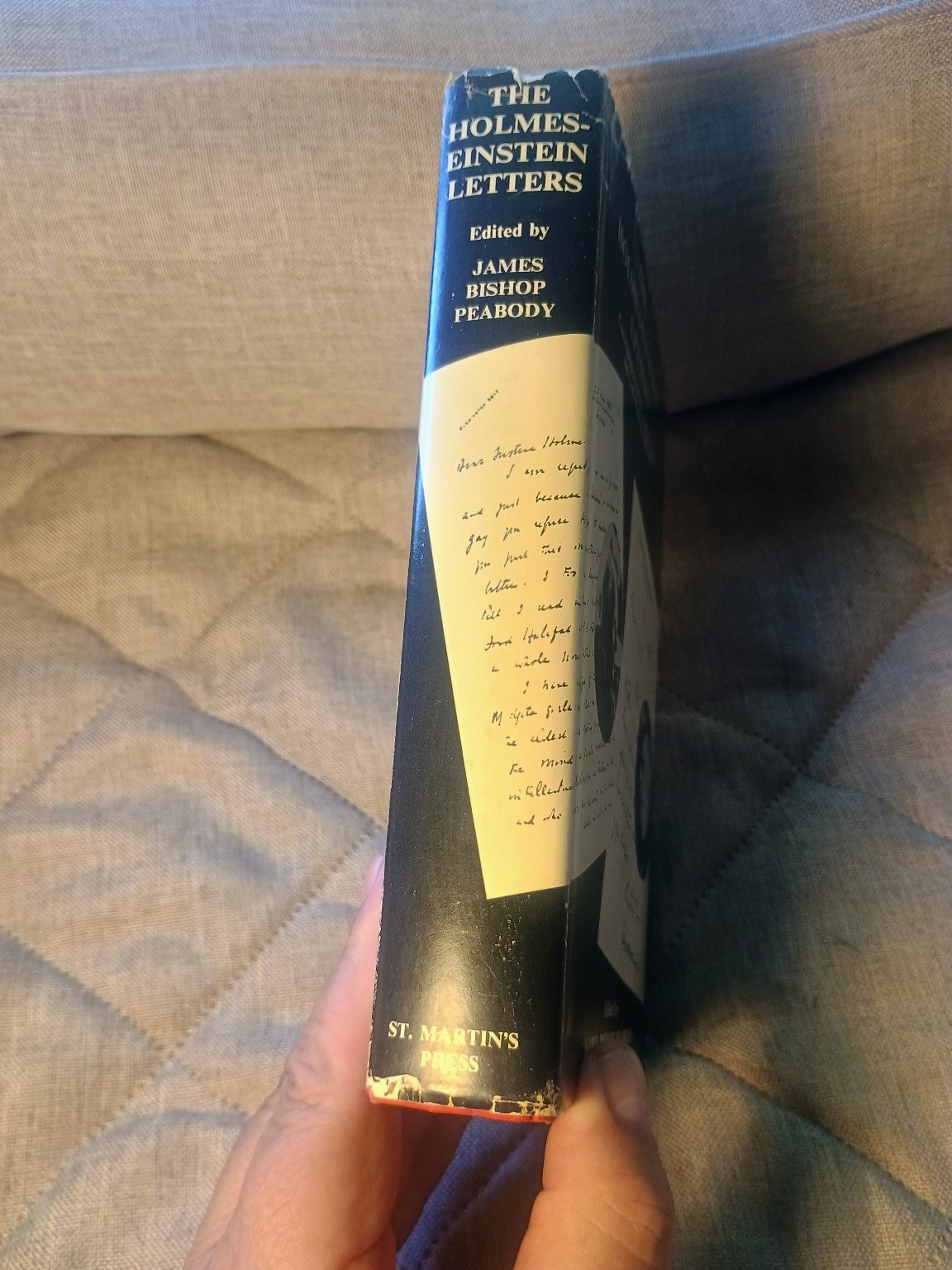 Holmes-Einstein Letters Peabody 1965 Second Printing History St. Martin’s Press