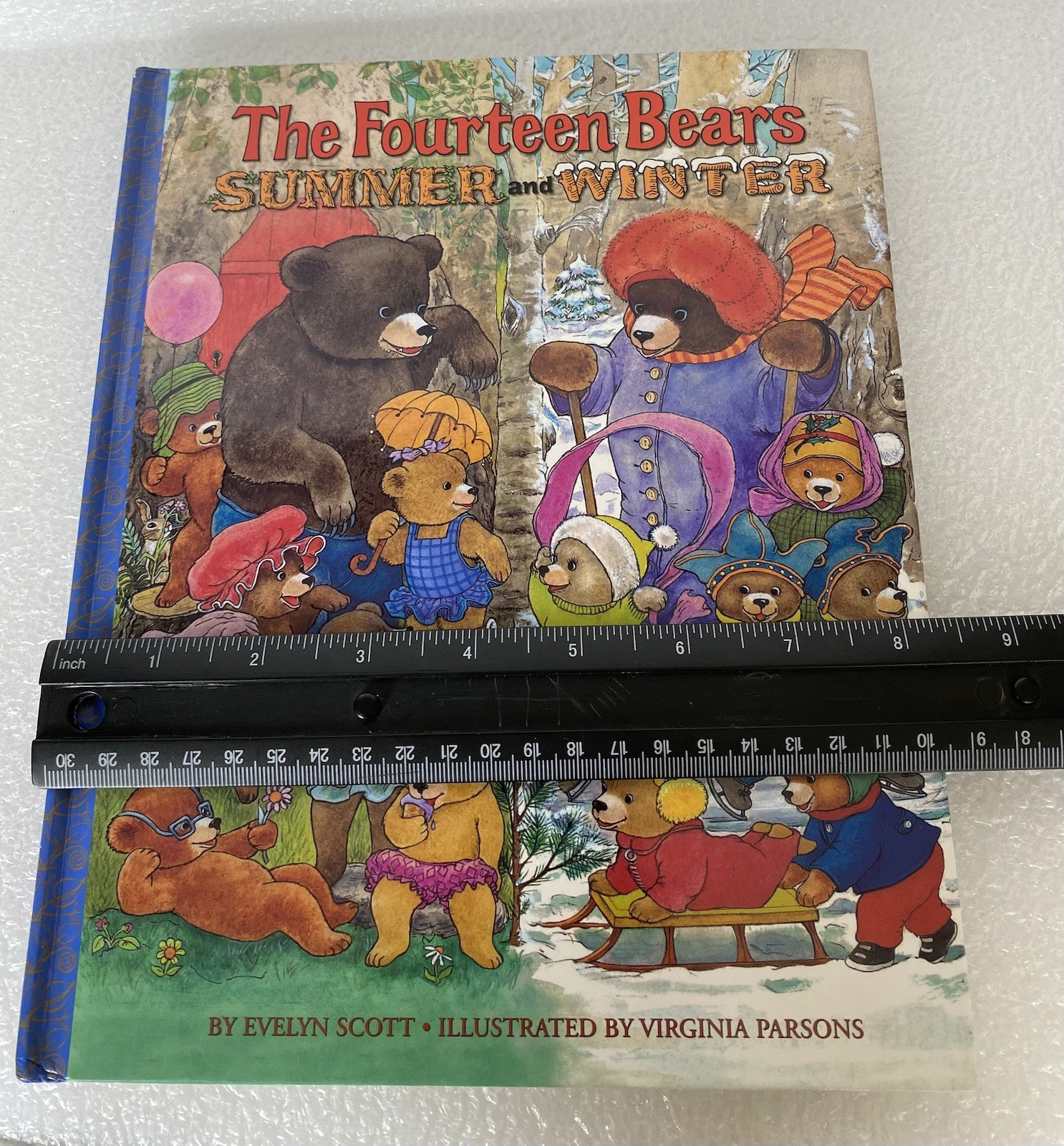The Fourteen Bears in Summer and Winter By E. Scott-First Golden Classic Edition