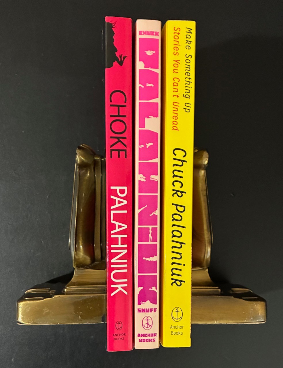 Chuck Palahniuk Snuff SIGNED 1st Printing + Choke + Make Something Up PB Lot VG+