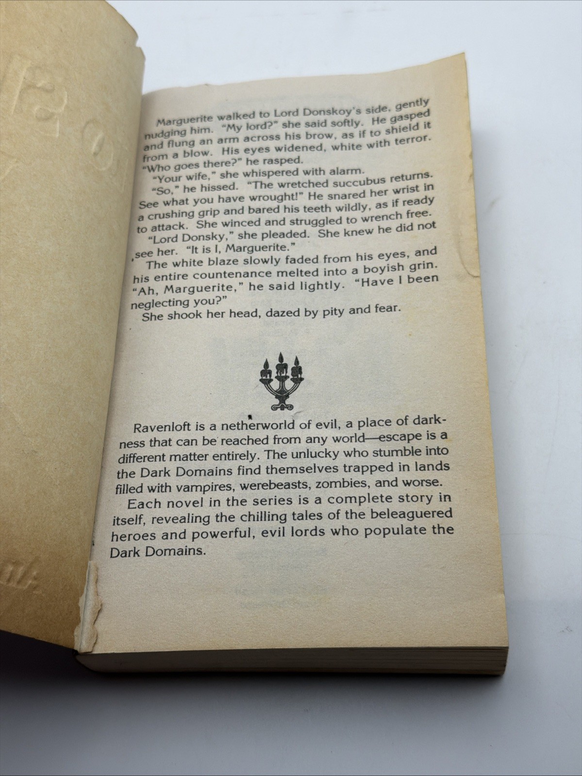 Ravenloft: To Sleep with Evil, First Edition Horror Fantasy, D&D – Damaged